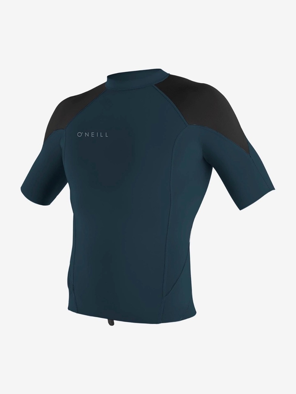O'Neill Men's Short Sleeve Rash Guard in Navy and Black